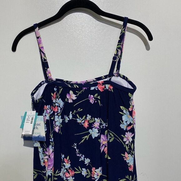 Maurices Women's Multicolor Floral Spaghetti Strap Tankini Size Small NWT - Picture 5 of 11